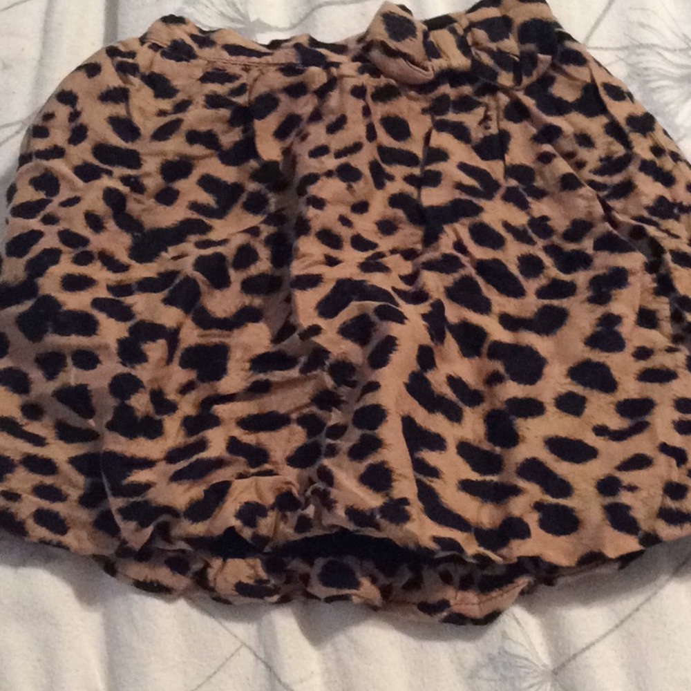 Girls animal print skirt